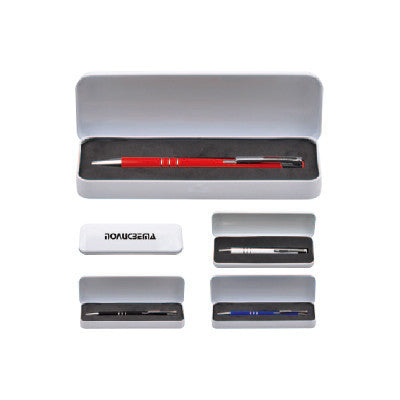 Aluminum Metal Pen Set withe  Tin Box GX_PN_0022